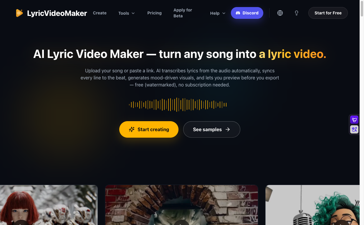 Lyric Video Maker screenshot