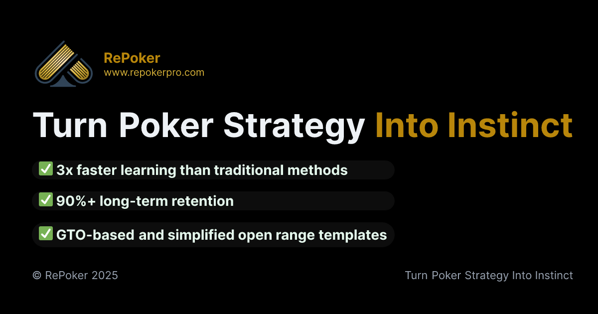 RePoker - GTO Preflop Trainer screenshot
