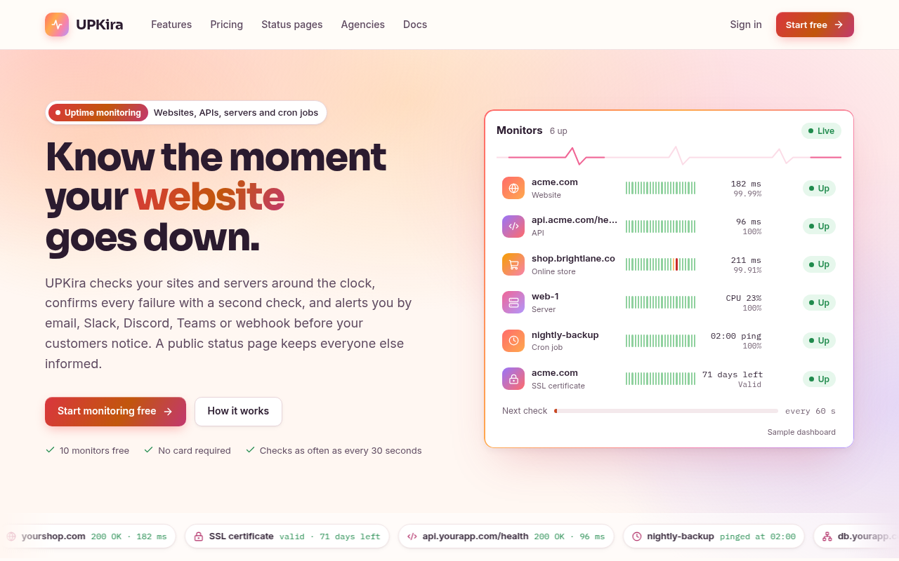 UPKira screenshot